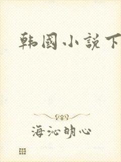 韩国小说下载