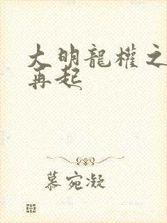 大明龙权之风云再起