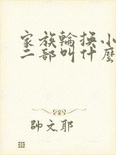 家族轮换小说第二部叫什么名字