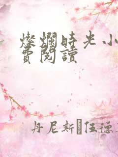 灿烂时光小说免费阅读