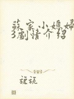 苏家小媳妇1V3剧情介绍