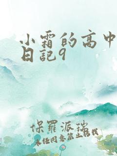 小霜的高中成长日记9