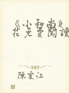 《小和尚》金银花免费阅读