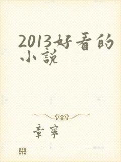 2013好看的小说