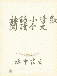她的小清欢免费阅读全文