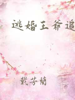 逃婚王爷追逃妃