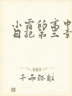 小霜的高中成长日记第三章