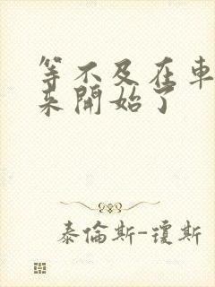 等不及在车里就来开始了