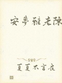 安梦雅老陈