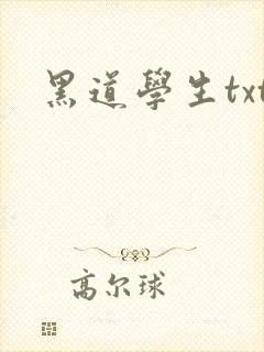 黑道学生txt