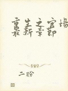 重生之官场风流最新章节