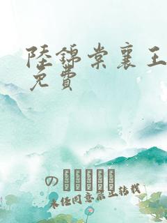 陆锦棠襄王全文免费