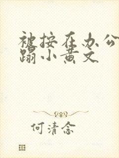 被按在办公室糟蹋小黄文