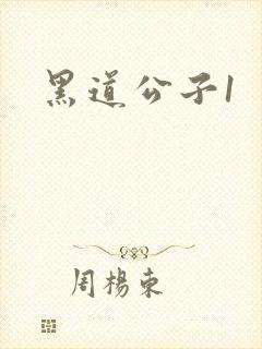 黑道公子1