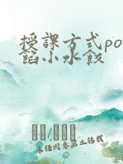 授课方式po肉馅小水饺