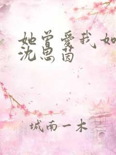 她曾爱我如生命沈思茵