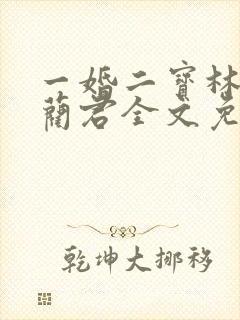 一婚二宝林羞寒蔺君全文免费阅读小说