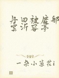 丹田被废那些年云沂容亭