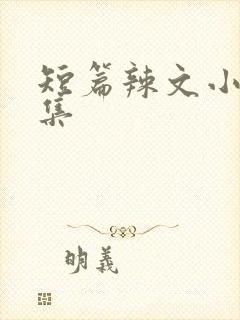 短篇辣文小说合集