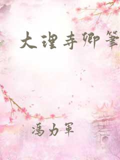 大理寺卿笔趣阁