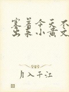 塞着今天不准拿出来小黄文