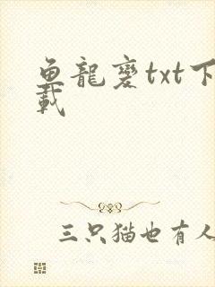 鱼龙变txt下载