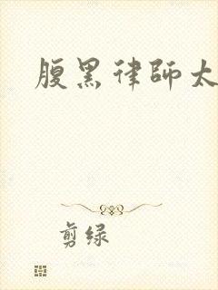 腹黑律师太危险