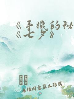 《手机的秘密》《七夕》