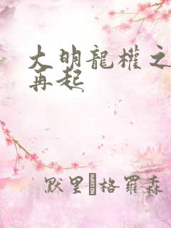 大明龙权之风云再起