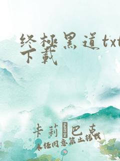 终极黑道txt下载
