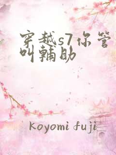 穿越s7你管这叫辅助