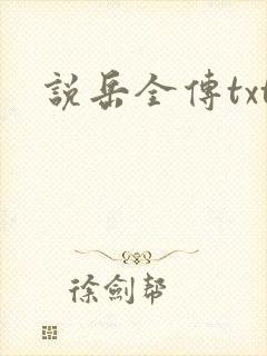 说岳全传txt