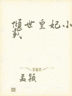 倾世皇妃小说下载