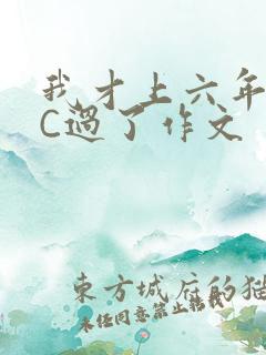 我才上六年级就C过了作文