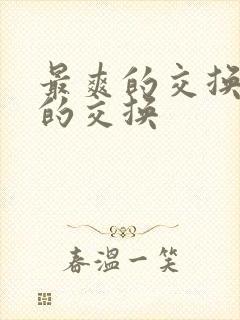 最爽的交换疯狂的交换