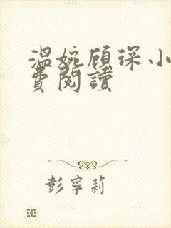 温婉顾琛小说免费阅读