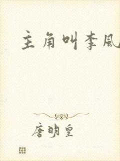 主角叫李风起
