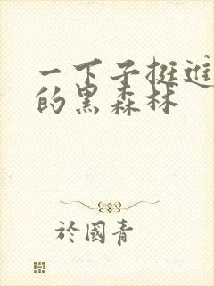 一下子挺进浓密的黑森林