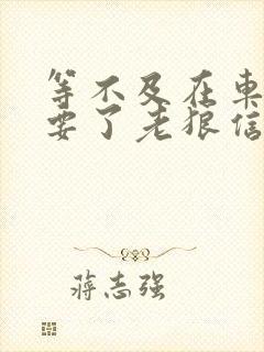 等不及在车里就要了老狼信息