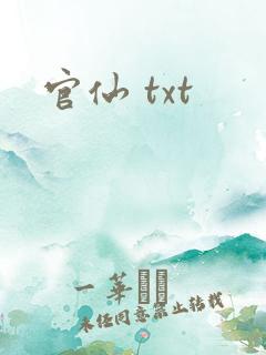 官仙 txt