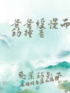 爸爸缓慢而有力的撞着