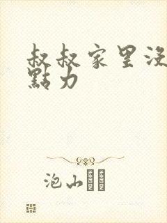 叔叔家里没人用点力