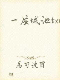 一座城池txt