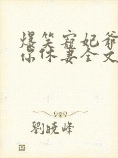 爆笑宠妃爷我等你休妻全文免费阅读