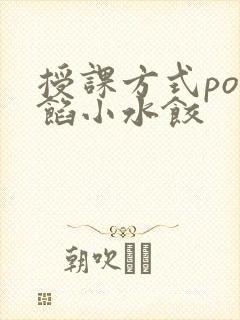 授课方式po肉馅小水饺