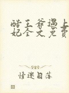 酷王爷遇上穿越妃全文免费阅读