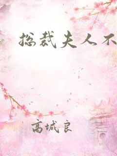 总裁夫人不好当