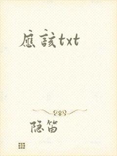 应该txt