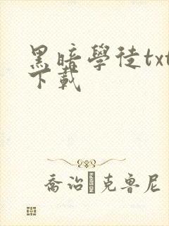 黑暗学徒txt下载