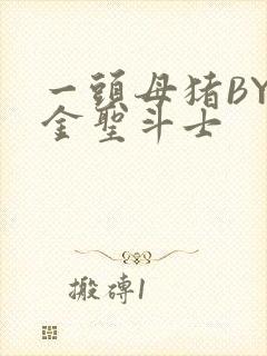 一头母猪BY黄金圣斗士